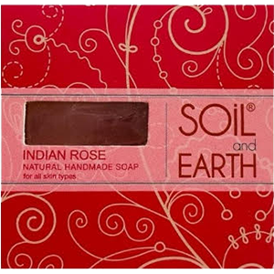 Indian Rose Oriental Natural Soap, Soil &amp; Earth, 125g