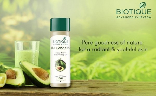 Biotique Bio Avocado Stress Relief Body Massage Oil