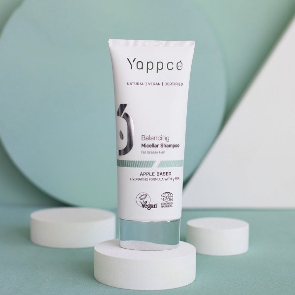 Szampon micelarny do włosów przetłuszczających się - Yappco, 200ml