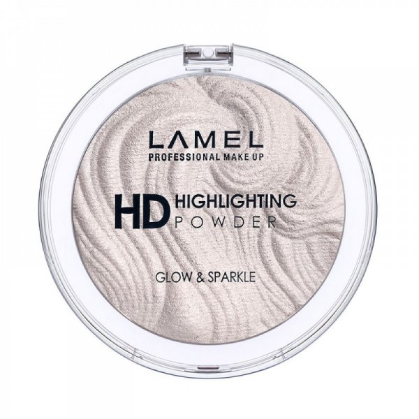 LAMEL Insta Puder rozświetlający do twarzy HD Highlihting Glow&amp;Sparkle nr 401