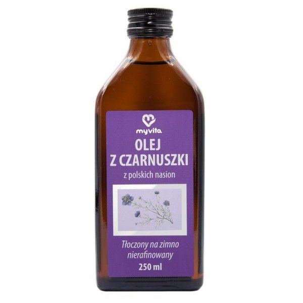 Black Cumin Oil, 100% Natural, Myvita