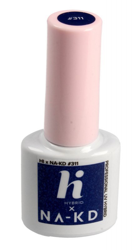 HI HYBRID Lakier hybrydowy Na-Kd #311 Deep Blue Shine  5ml