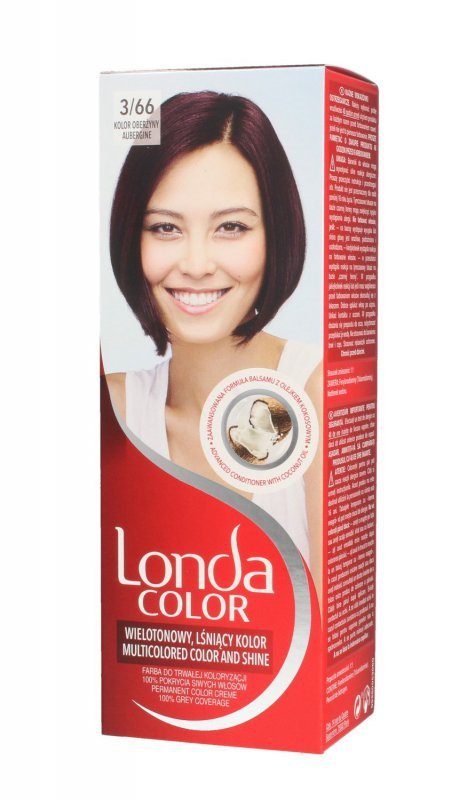 Londacolor Cream Farba do włosów nr 3/66 kolor oberżyny  1op.