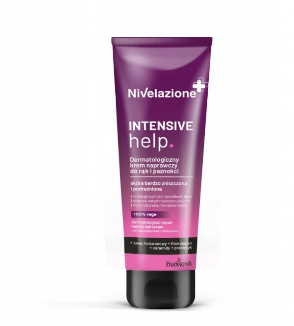 NIVELAZIONE Intensive Help Dermatologiczny krem naprawczy do rąk i paznokci  - skóra zniszczona i podrażniona 100 ml