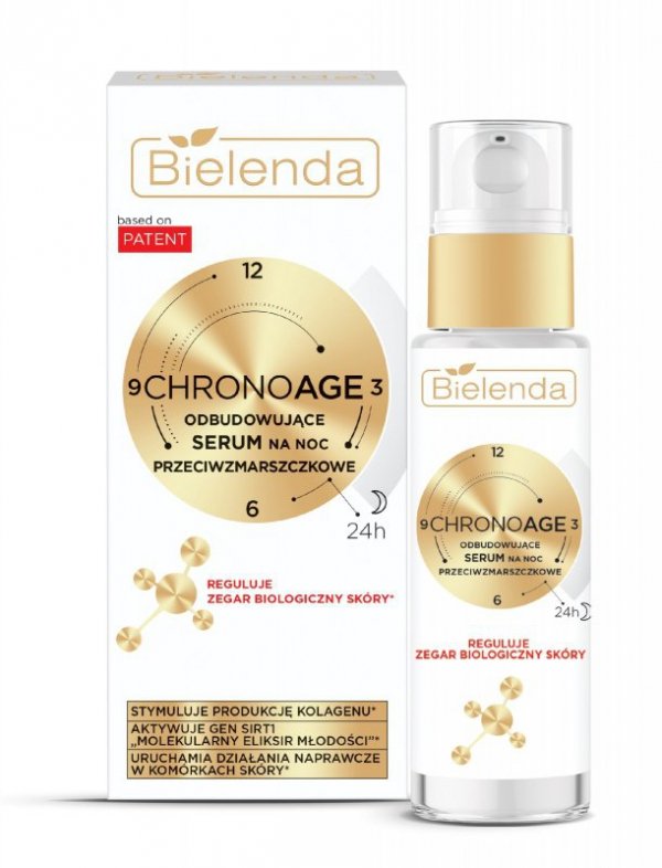 BIELENDA Chrono Age 24h Odbudowujące Serum przeciwzmarszczkowe na noc 30ml