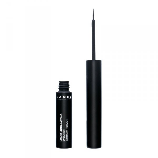 LAMEL Basic Eyeliner Liquid Long - nr 401 soft brush 1szt