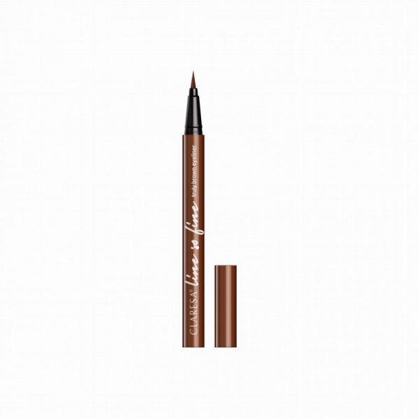CLARESA Eyeliner w pisaku Line SO Fine - Brown (brązowy)