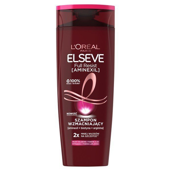 LOREAL ELSEVE Szampon do włosów osłabionych Full Resist [Aminexil] 400 ml