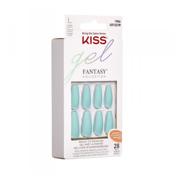 KISS Gel Fantasy Sztuczne paznokcie KGFS02 Long 1 op. - 28 szt.