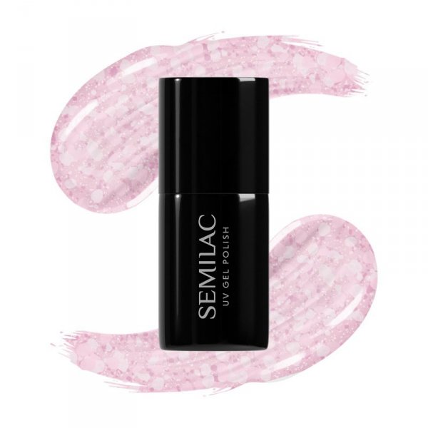 SEMILAC Lakier hybrydowy 491 Strawberry Ice 7 ml