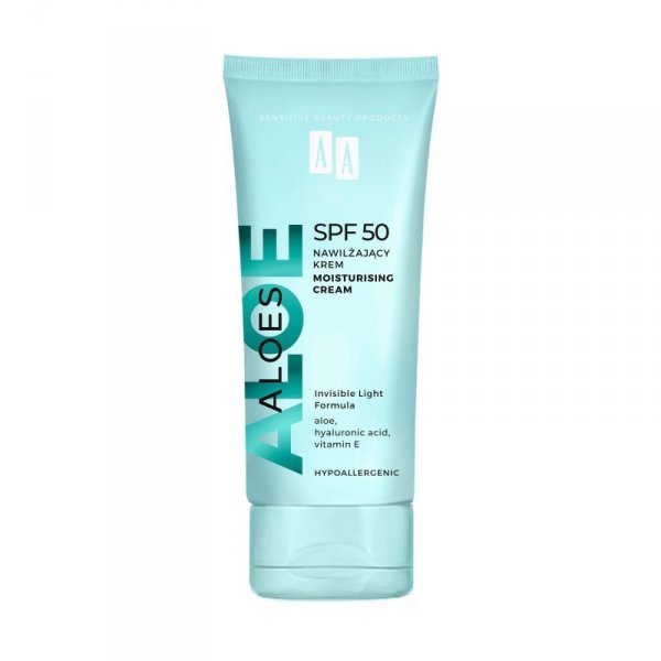 AA Aloes Nawilżający krem SPF 50 40 ml
