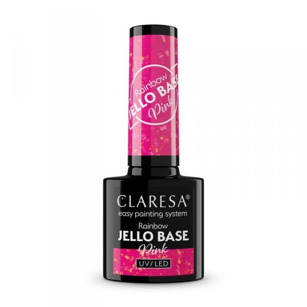CLARESA Rainbow Jello Base Baza hybrydowa - Pink 5 g