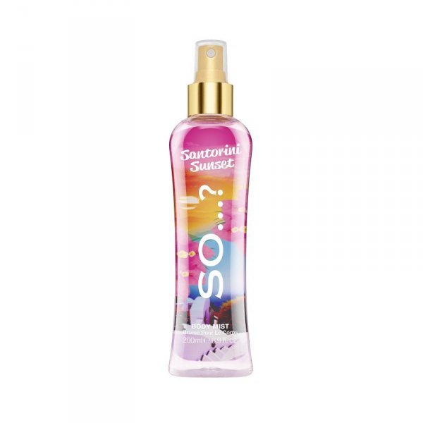SO...? Escapes! Perfumowana mgiełka do ciała S Santorini Sunset 200 ml