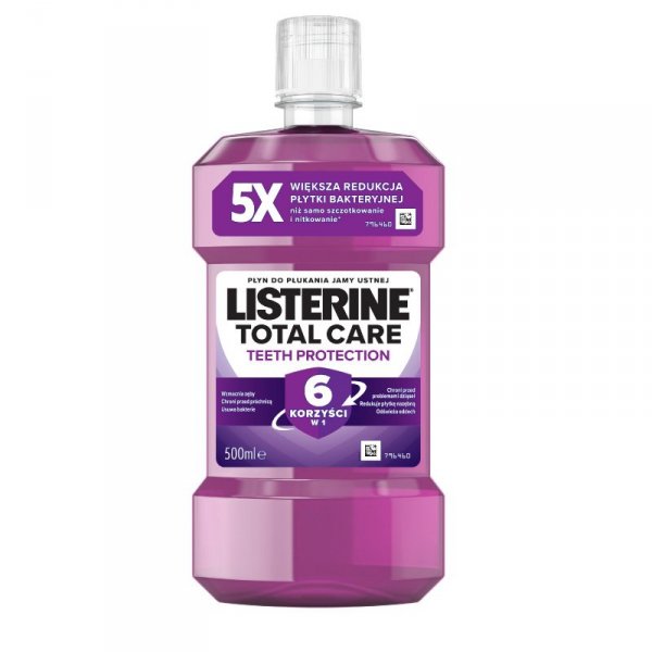 LISTERINE Płyn do płukania jamy ustnej Total Care 500 ml