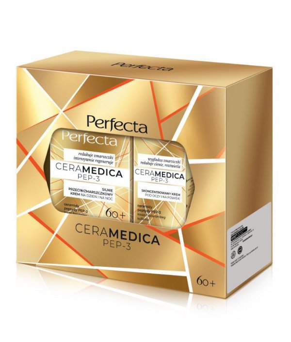 PERFECTA Zestaw prezentowy Ceramedica PEP-3 (krem 60+ na dzień i noc + krem pod oczy i na powieki)