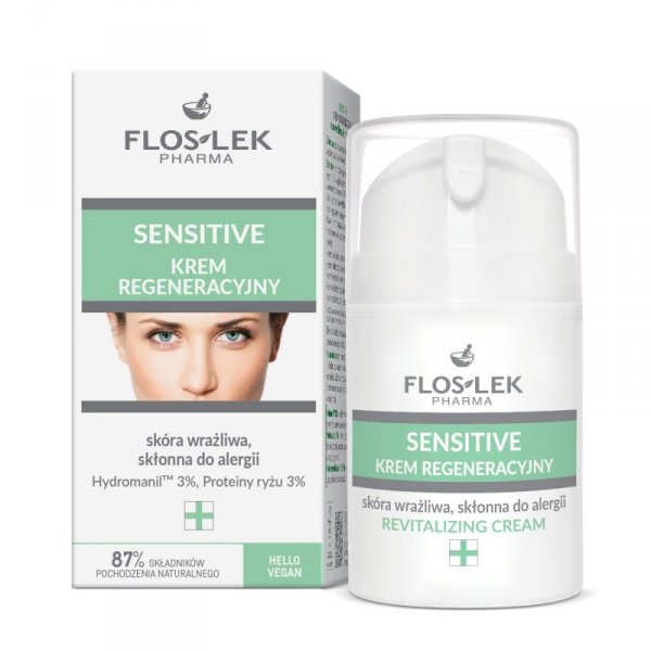 FLOSLEK Krem regeneracyjny skóra wrażliwa, skłonna do alergii 50 ml
