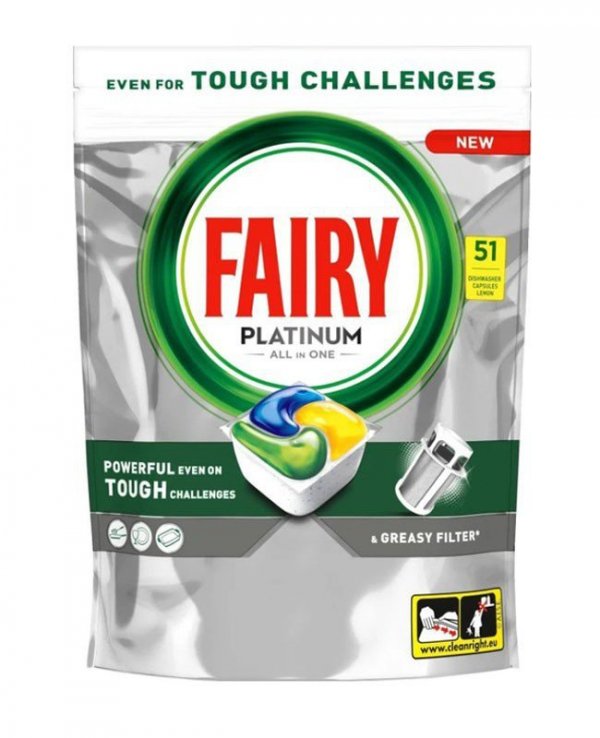 P&G FAIRY TABLETKI  51 PLAT.LEMON&