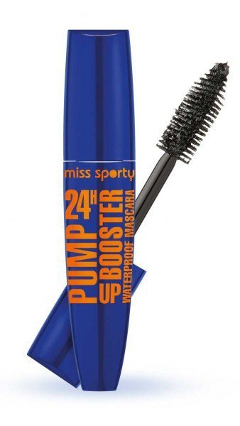 Miss Sporty Maskara do rzęs Pump up Booster 24H wodoodporna czarna  12ml
