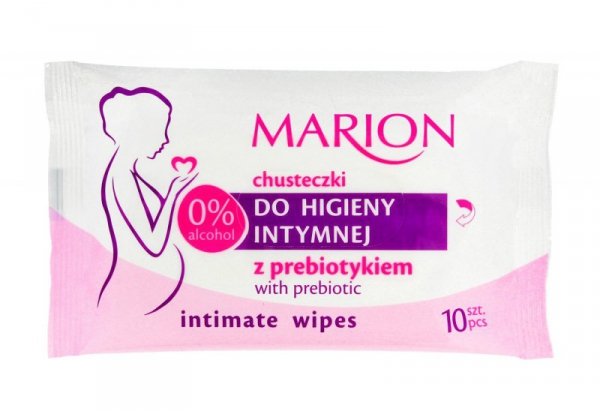 MARION Chusteczki do higieny intymnej z prebiotykiem 10 szt