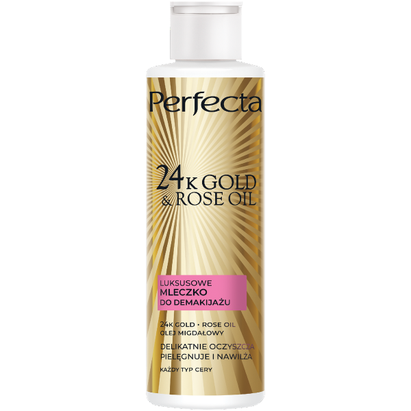 PERFECTA 24K Gold & Rose Oil Mleczko do demakijażu 200 ml