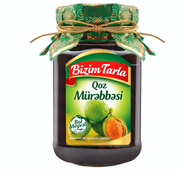 Konfitura z zielonych orzechów włoskich Bizim Tarla, 400g