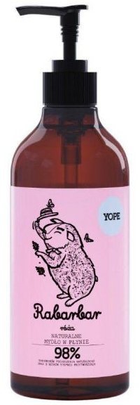 Rhubarb &amp; Rose Natural Liquid Hand Soap, Yope