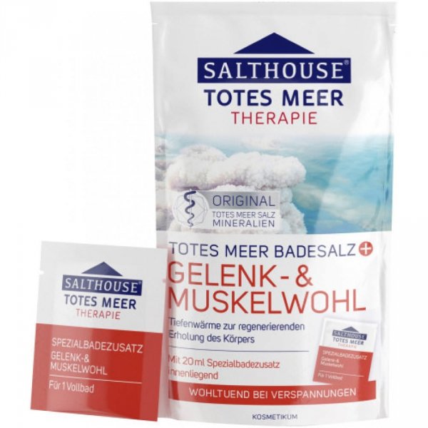 Sól z Morza Martwego, Salthouse badesalz totes meer, 400g