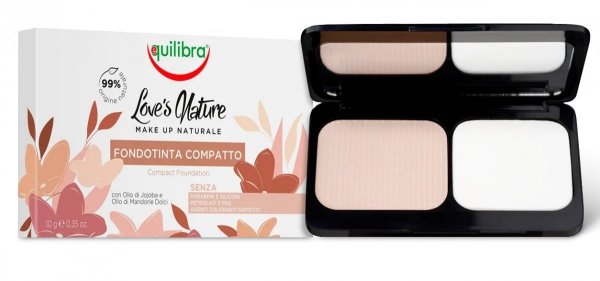 Compact Foundation, Molto Chiaro (very light), Equilibra, 10g