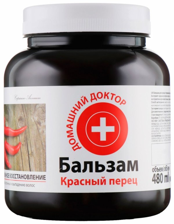 Balsam do włosów Czerwony Pieprz Intensywna odbudowa, Domowy Doktor