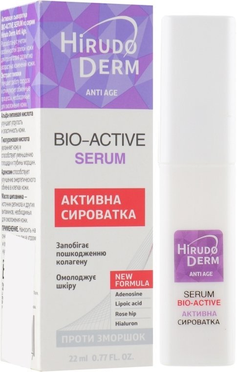 Hirudo Derm Anti-Age Bio-Active Anti-Wrinkle Serum, Leech extract