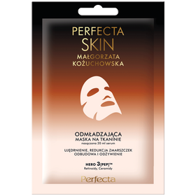PERFECTA Skin MK Odmładzająca maska - serum na tkaninie przeciwzmarszczkowa 20 ml