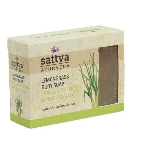 Lemongrass Natural Glycerine Soap Sattva, 125g