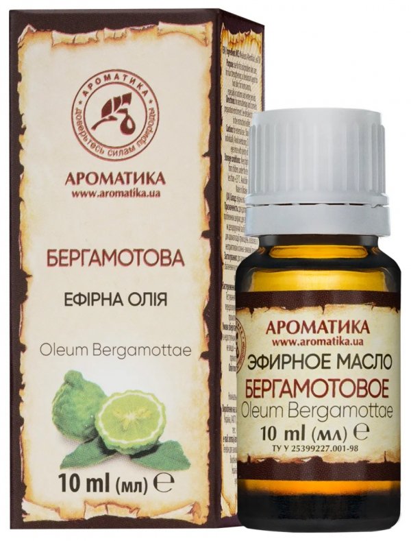 Bergamot Essential Oil, 100% Natural, Aromatika