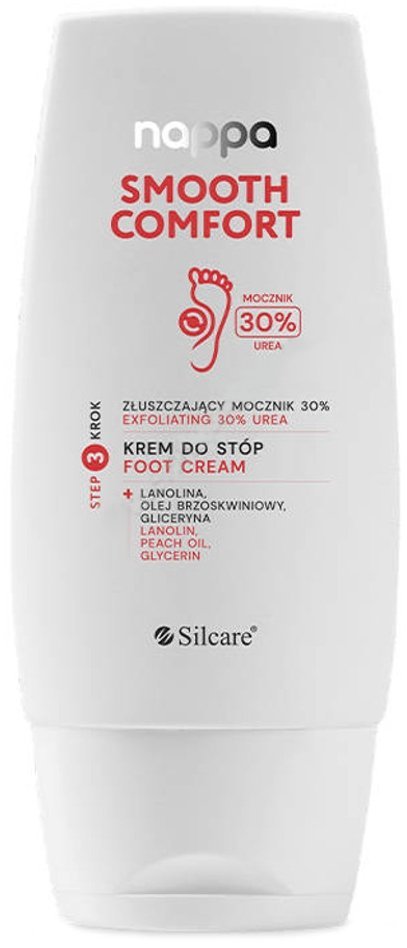 Foot Cream with Urea 30% Nappa Smooth Comfort, Silcare, 100ml