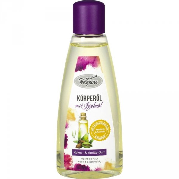 Olejek do Ciała z olejkiem jojoba, kokosem i wanilią, Original Hagners