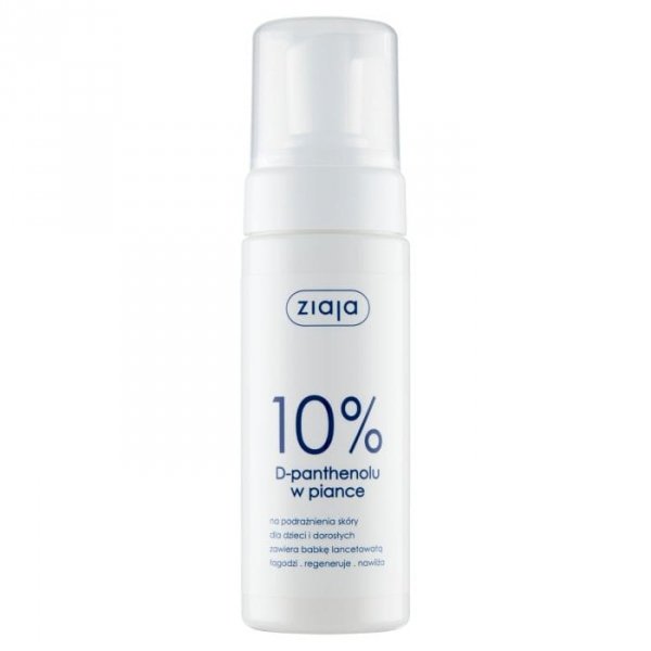 Ziaja, 10% D-panthenolu w piance, 150 ml