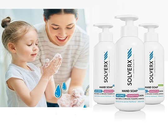 Lemon Liquid Hand Soap for Sensitive Skin, SOLVERX