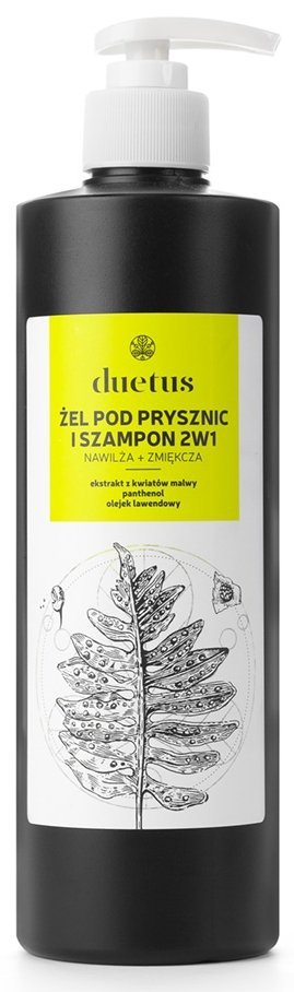 Universal Shower Gel and Shampoo 2in1, DUETUS, 500ml