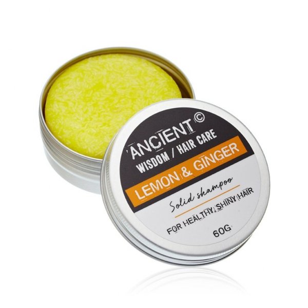 Lemon and Ginger Solid Shampoo, 60g