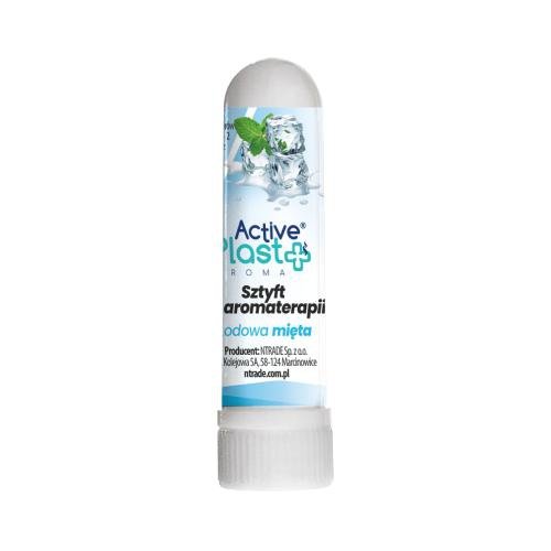 ACTIVE PLAST Aroma Sztyft do nosa i aromaterapii Lodowa Mięta, 1 sztuka
