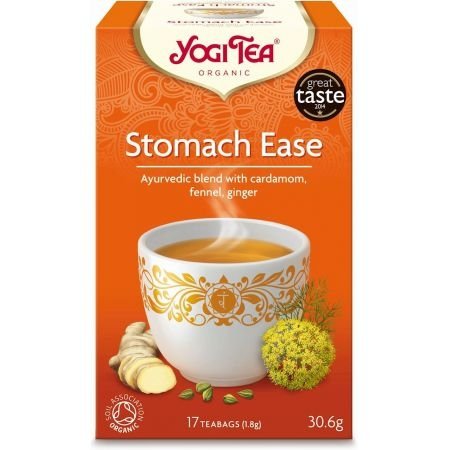 Herbata ułatwiająca trawienie STOMACH EASE, Yogi Tea, 17x1,8g
