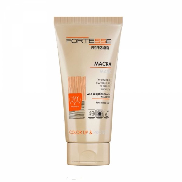Maska do włosów farbowanych Trwałość koloru, Acme Professional Fortesse Color Up &amp; Protect, 200 ml