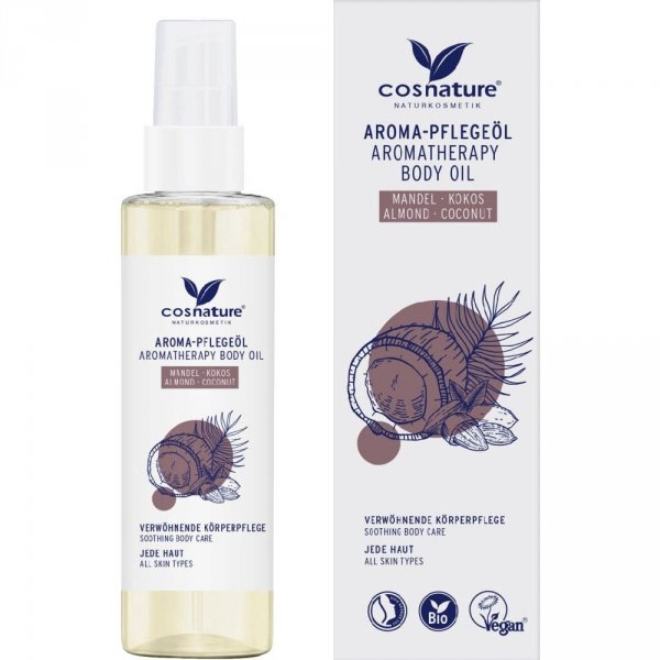 Olejek do Ciała Aromaterapeutyczny Migdałowo - Kokosowy, Cosnature, 100ml