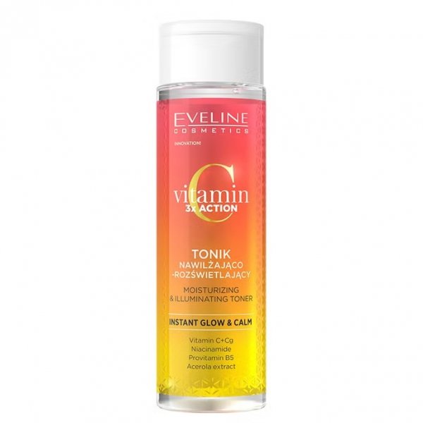 EVELINE Vitamin C 3x Action Tonik nawilżająco - rozświetlający do twarzy 200 ml