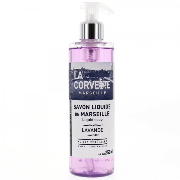 Lavender Marseille Liquid Soap, La Corvette, 250ml
