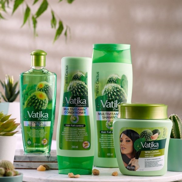 Wild Cactus Deep Conditioning Hair Mask, Dabur Vatika, 500g