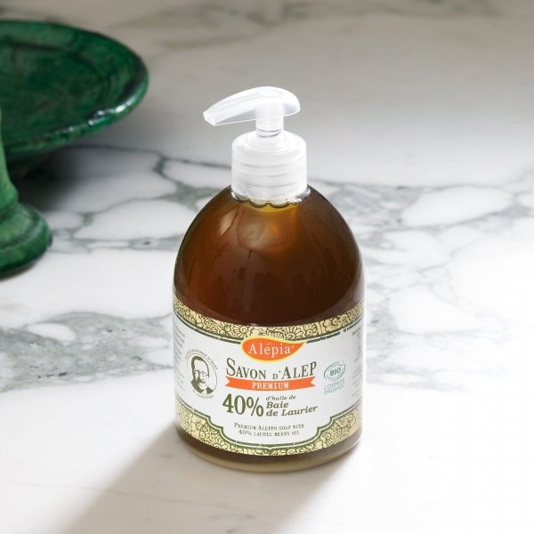 Liquid Soap 40% Laurel Oil, 100% Natural, Alepia, 500ml