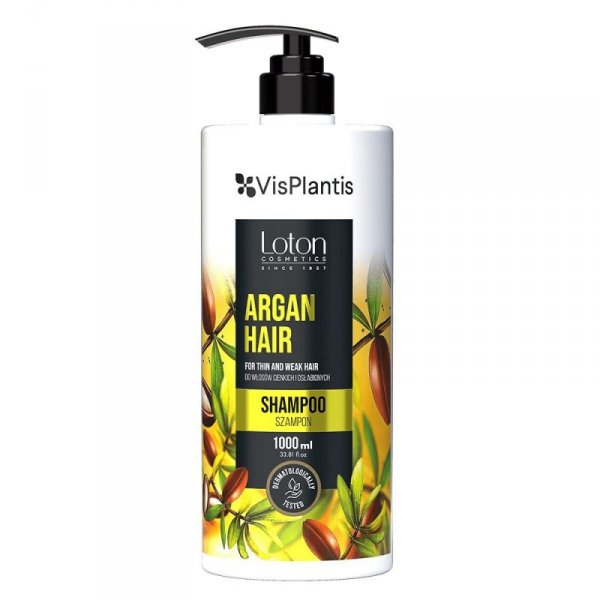 Vis Plantis Loton Szampon z arganem do włosów cienkich i osłabionych - Argan Hair 1000ml