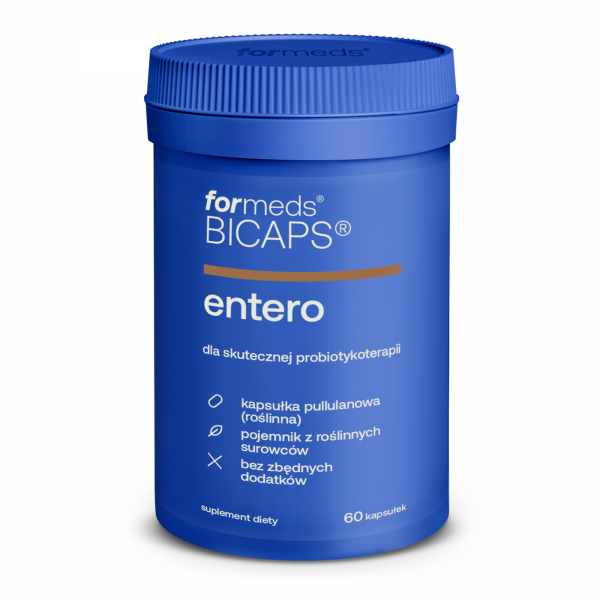 BICAPS ENTERO, Probiotyk, 60 kapsułek, ForMeds
