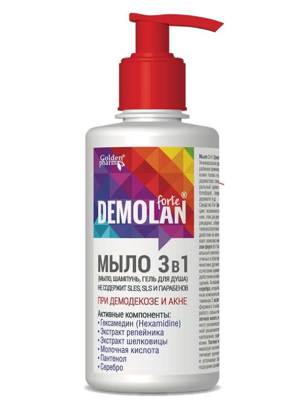 Soap 3in1 Demolan Forte, 300ml